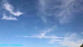 Time Lapse 3 Hours Of Blue Sky In 3 Minutes X60