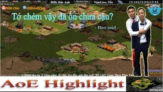 AoE Highlight || Cách hóa giải song Shang trong map Large của BeBe, Đức Anh