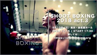 『SHOOT BOXING 2018 act.3』 Trailer