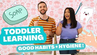 Toddler Learning Cleaning, Good Habits, Hygiene, And Jesus Christian Video
