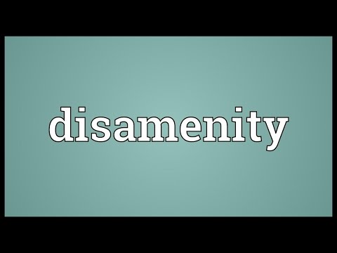 Header of disamenity
