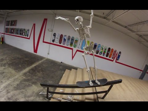 Skateboarding Skeleton!