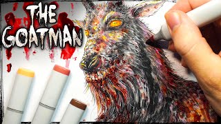 Anansis Goatman Story Illustrated Creepypasta Drawing