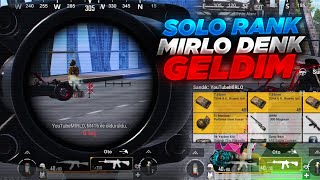 Rank Kasarken Mi̇rlo Denk Geldi̇m Bana Awm Geti̇rdi̇ Adam Ya Pubg Mobi̇le Solo Kasma Takti̇kleri̇