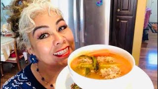 Albóndigas de Res en caldo MuyNutritivas /Para Este Frío (Domingo Familiar)