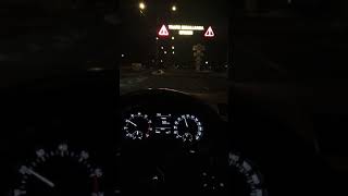 Skoda Fabi̇a Gece Yolculuk Kar Snap Hi̇kaye