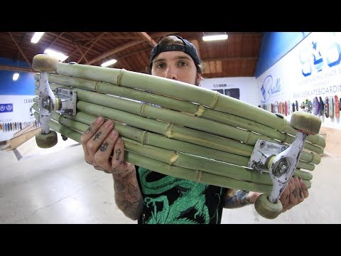 A BAMBOO SKATEBOARD?!?!?! | YOU MAKE IT WE SKATE IT EP. 201