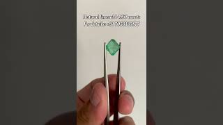 Natural Emerald Panna Zambian Emerald Emerald Cut No Treatments 4.80 Carats