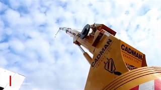 Cadman Cranes - Bocker Ak466000 Mobile Truck Crane - Svc Carpentry Roof Trusses - Es
