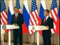Видео The Reset summit: Medvedev-Obama's joint briefing