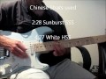 Squier Deluxe Stratocaster Daphne Blue Funk Test - Amplitube 3 & 2 Chinese Stratocaster Copies