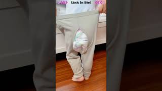 Spring Baby Split-Crotch Pants Breathable & Easy Potty Training