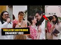 Varalaxmi Sarathkumar Kissing Nicholai Sachdev In Engagement | Mana TeluguCult