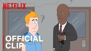 Paradise Pd Clip Lance Red As Agent Clappers Netflix