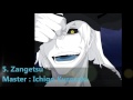 Bleach Top 20 Most Strongest Zanpakuto Spirits Bleach Top 20 Most Strongest Zanpakuto Spirits