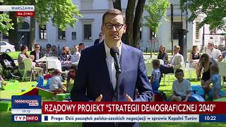 Premier Morawiecki My, Jako Pis Od Początku Mamy Wsparcie Rodzin W Swoim Kodzie Genetycznym