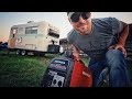 Can a Honda Generator Run The AC? ⚡ RV Living & Van Life // Honda EU2200 & EU2000 Inverter Generator