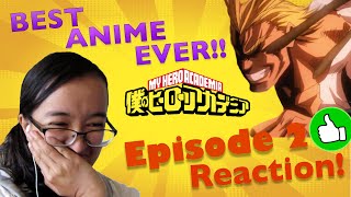 (REUPLOAD) BEST ANIME EVER!! | Kitty Reacts To: My Hero Academia Episode 2