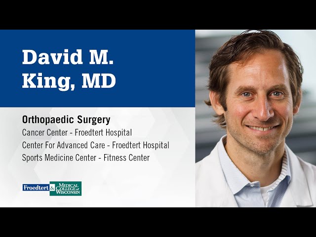 Watch Dr. David King - Orthopaedic Surgery on YouTube.