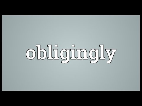 Header of obligingly