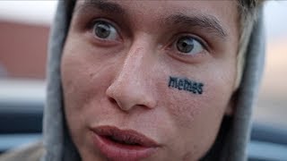 Skater Gets Face Tattoo Skater Gets Face Tattoo