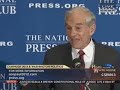 Ron Paul at the National Press Club (2/4)