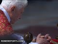 Good Friday: The Pope prays barefoot at St. Peter's Basilica.