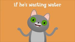 Cat Flushing A Toilet Slowed Down