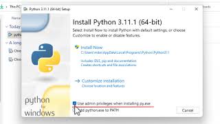 Install Python 3.11 In Windows 11 Access Pip Module, Install Pywin32 For Virtualbox 7