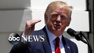 Trump denies tweets that ignited firestorm were racist