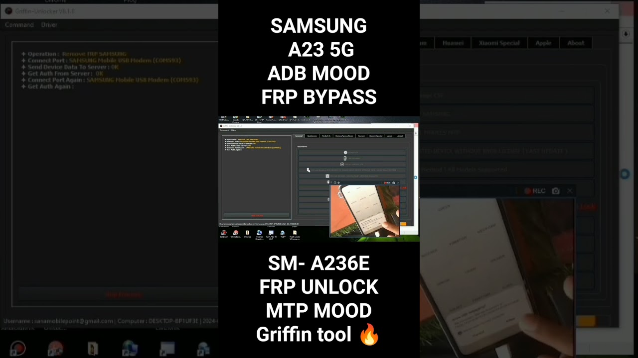 #SAMSUNG A23 5G #FRP #ADB MOOD // GALAXY A236E #GOOGLE #SAMSUNG A23 5G #FRP #ADB MOOD // GALAXY A236E #GOOGLE
