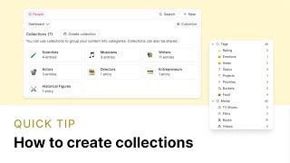 How To Use Collections In Capacities