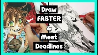 ?How to Draw FASTER & Meet Deadlines ?How to make Manga & Comics ?Time managment