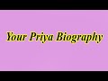 Your Priya Biography, Full Face Ravel, Wikipedia