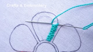 New Hand Embroidery Elegant Flower Braid Sch Easy Design Needle Work With Simple Sewing Tutorial