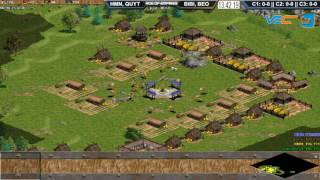 AOE|| 2vs2 || HMN, Quýt vs BiBi, Beo ,3/6/2017