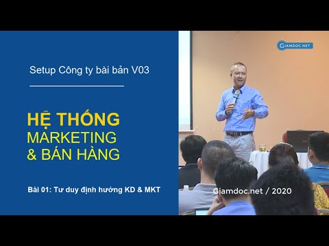 Quản trị doanh nghiệp, P3 Hệ thống Marketing & Bán hàng | Bài 01: Tư duy lại về MKT & BH