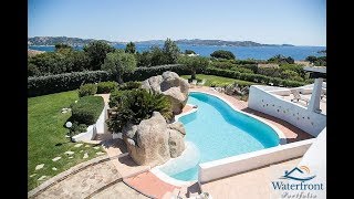 Luxury seafront villa for sale in Sardinia