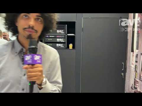 ISE 2022: BEC-Akustik Presents Line Array IC 50 Loudspeaker and Explains Unique Audio Technology