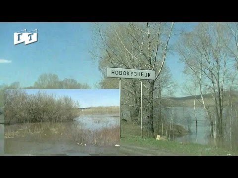 В Новокузнецке зафиксирован подъем уровня воды в реке.