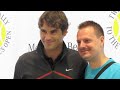 Federer Autograph in Manhattan 2011