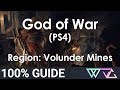 God of War (PS4) - 100% Guide: Volunder Mines (Completion Walkthrough)