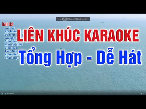 Liên Khúc Karaoke Tổng Hợp Chọn Lọc Bài Hát Dễ Nghe Hay Nhất - Nhạc Sống Thanh Ngân