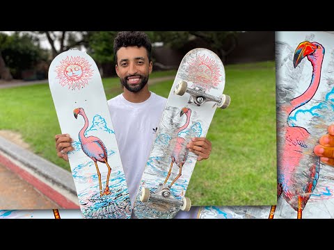 The Special Meaning Behind Maurio McCoy's 'Flamingo' VX Deck | Santa Cruz Skateboards