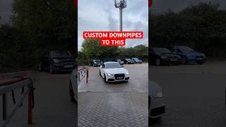 Audi A5 Custom Downpipe Build With Loud Pops & Bangs