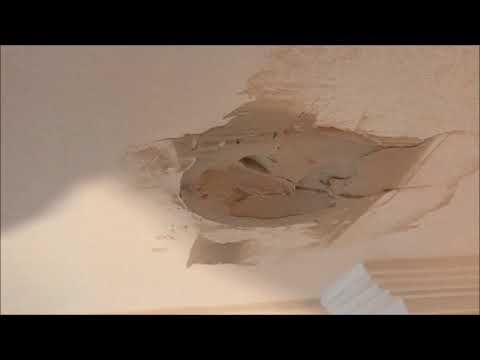 Patching A Hole In The Ceiling Where Downlight Was You Patching A Hole In The Ceiling Where Downlight Was