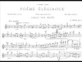 Ysaÿe,  Eugène op.12(begin) Poème Élégiaque