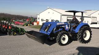 2018 New Holland Powerstar 75 O/S Tractor w/ Canopy & Loader! Sharp! For Sale by