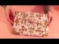 Beautiful Inexpensive Gift Wrapping Tutorial (ASMR softly spoken + wrapping/cutting sounds)
