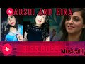 Bigg Boss 11-Arshi khan And Hina Khan Musically |Arshi khan mimicry |Bigg boss 11 Musically|